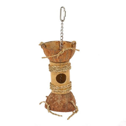 Rosewood Naturals Coco Bamboo Interactive Foraging Toy