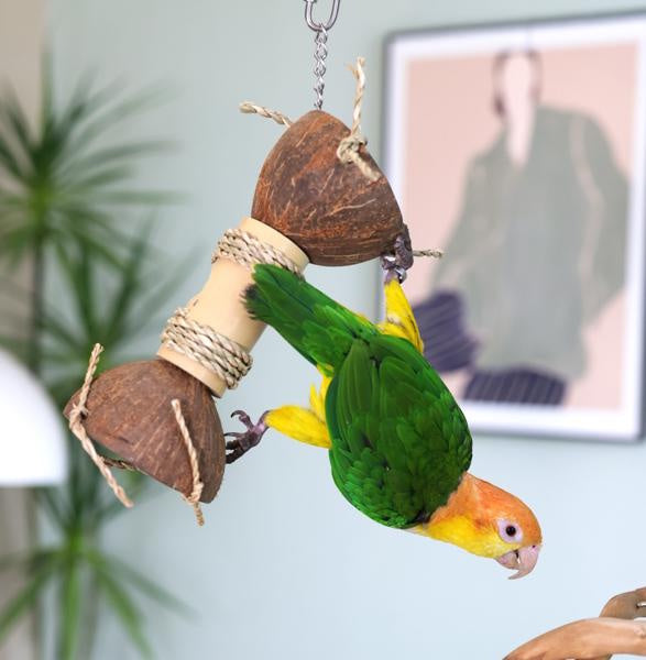 Rosewood Naturals Coco Bamboo Interactive Foraging Toy