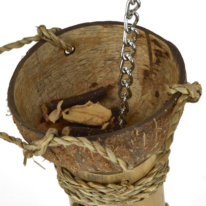 Rosewood Naturals Coco Bamboo Interactive Foraging Toy