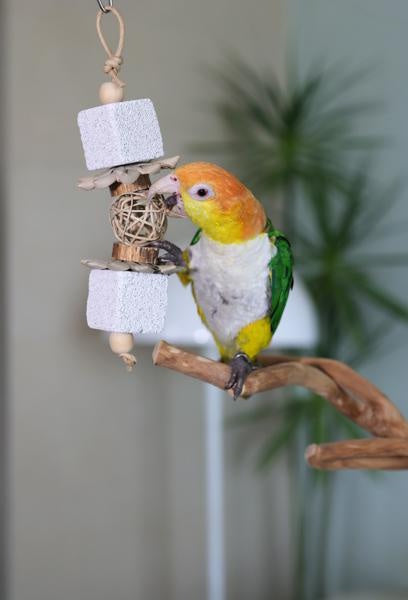 Rosewood Naturals Lava Stone Stacker Bird Toy