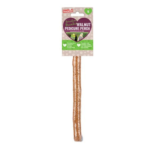 Boredom Breaker Walnut Pedicure Perch Small