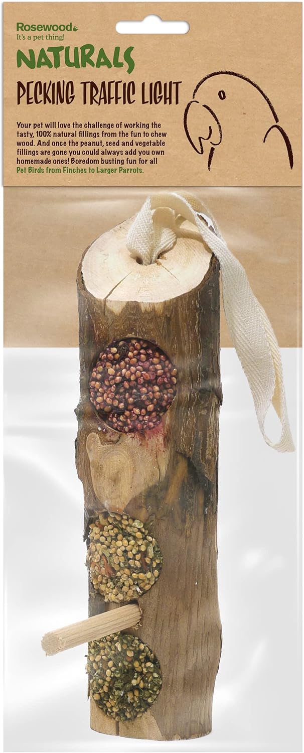 Rosewood Naturals Pecking Traffic Light Treat For Birds