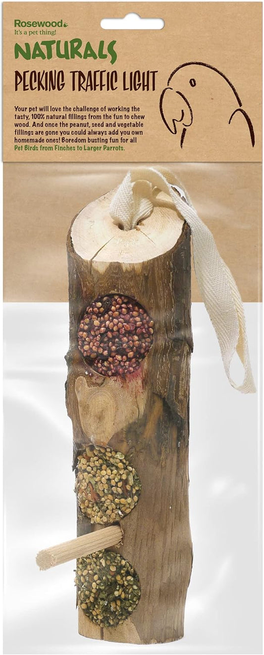 Rosewood Naturals Pecking Traffic Light Treat For Birds