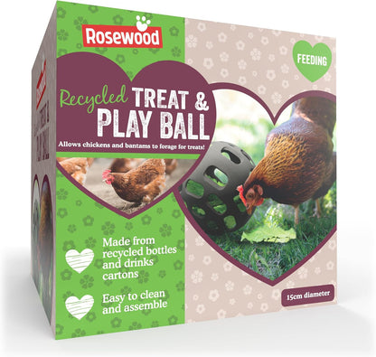 Rosewood Recycled Treat & Play Ball Chickens