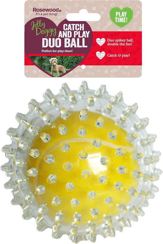 Jolly Doggy Catch N Play Tennis Ball