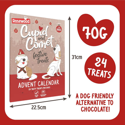 Cupid & Comet Dog Advent Calendar 70g