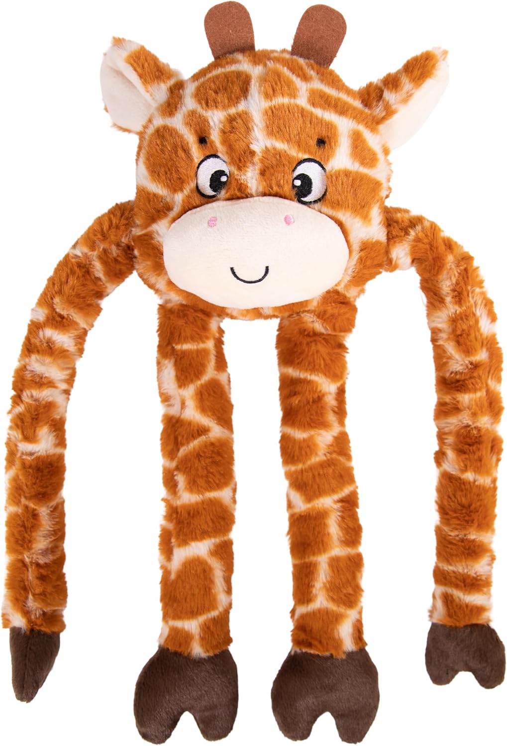 Rosewood Stretch Folk Gilbert Giraffe Soft Dog Toy