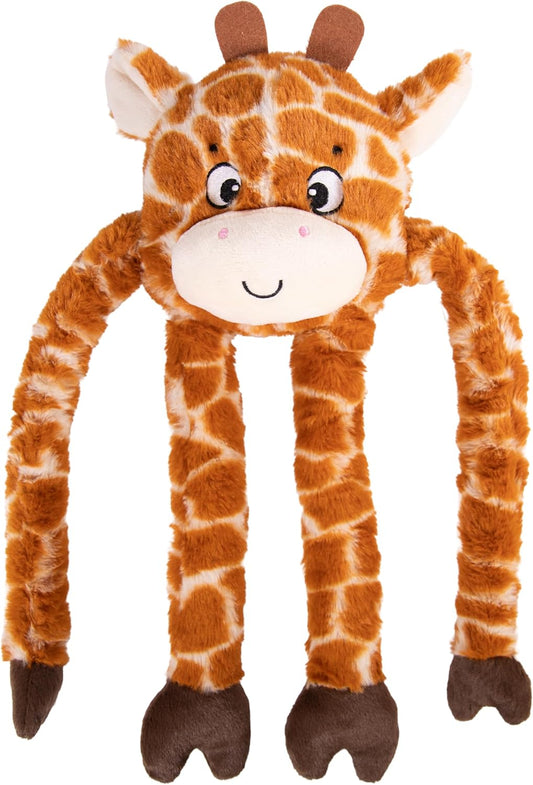 Rosewood Stretch Folk Gilbert Giraffe Soft Dog Toy