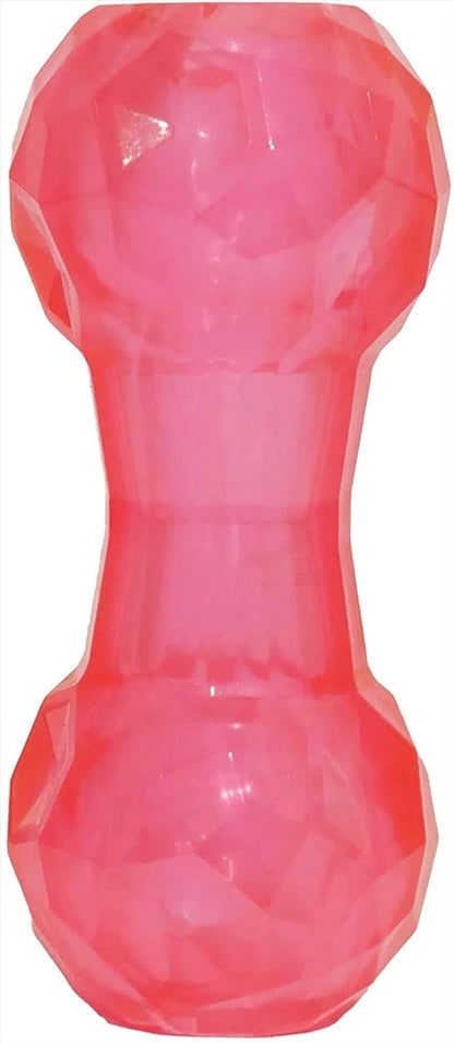 Rosewood Biosafe Puppy Dumbbell Pink