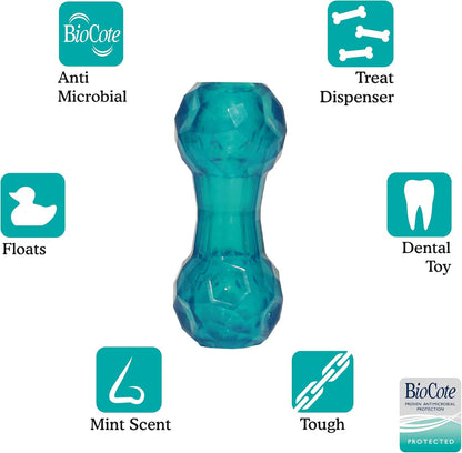 Rosewood Biosafe Puppy Dumbbell Blue