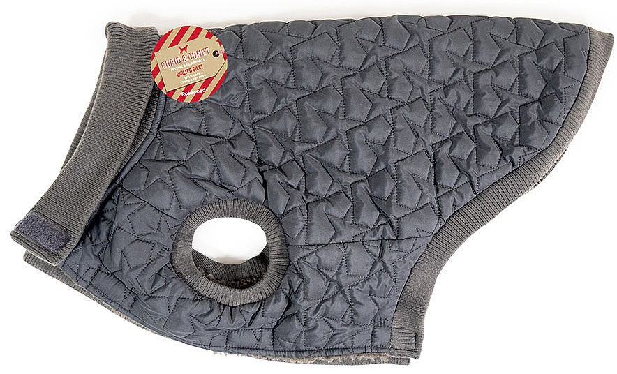 Rosewood Reversible Star Quilted Dog Gilet Large