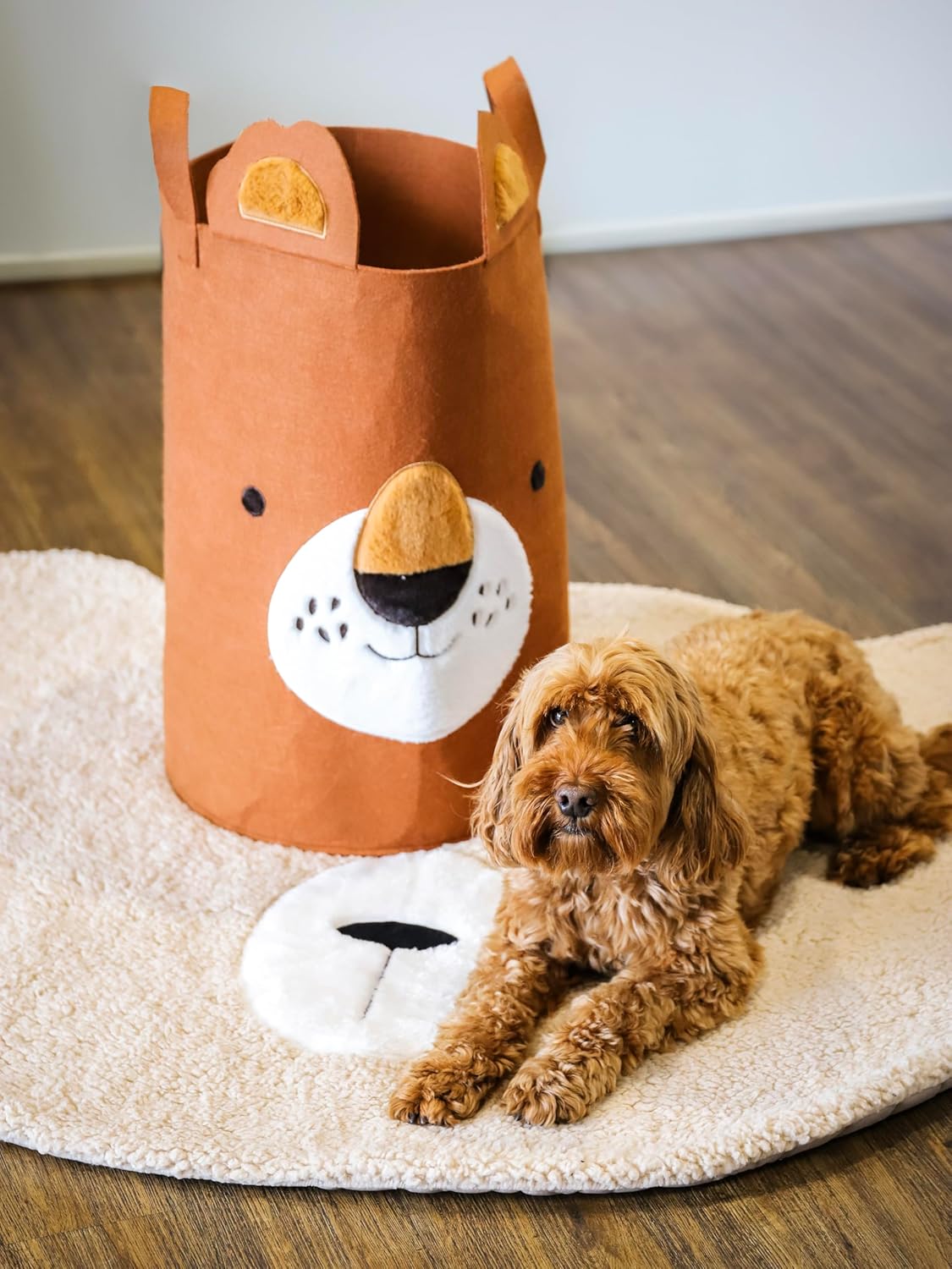 Cupid & Comet Lion Toy Basket