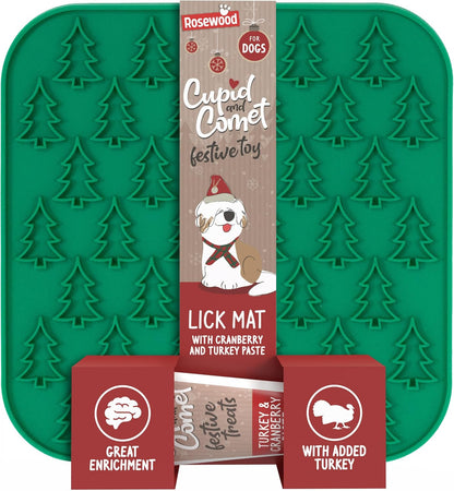Rosewood Christmas Lickmat With Turkey & Cranberry Paste 75g