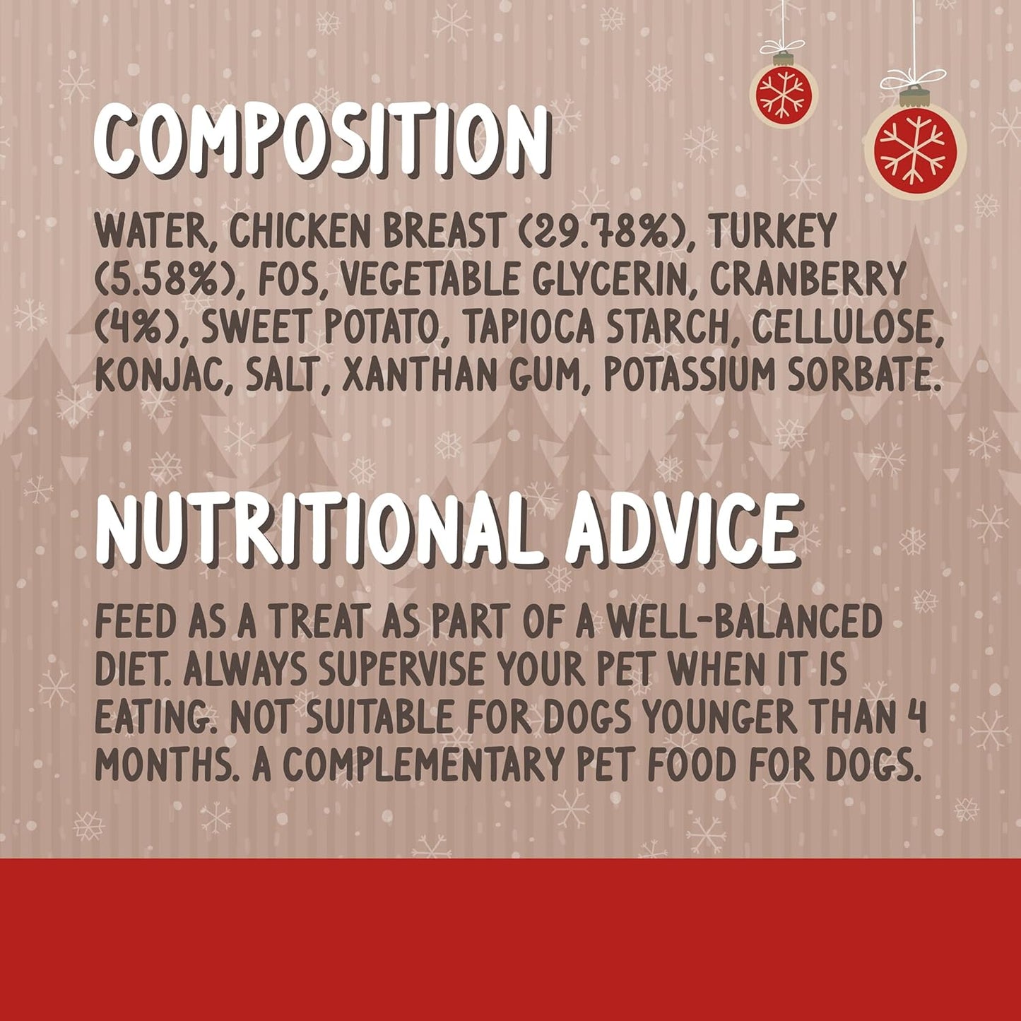 Rosewood Christmas Lickmat With Turkey & Cranberry Paste 75g