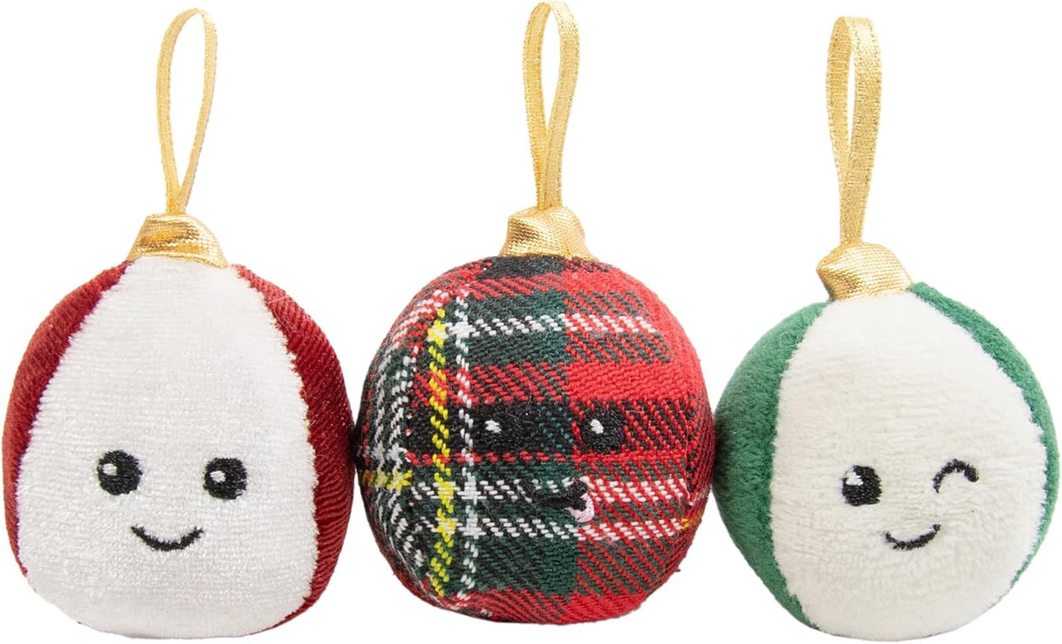 Cupid & Comet Festive Bauble Trio Catnip Toys