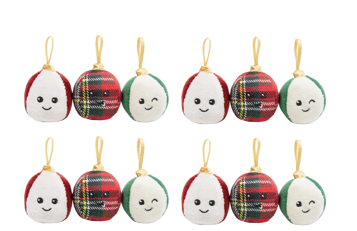 Cupid & Comet Festive Bauble Trio Catnip Toys