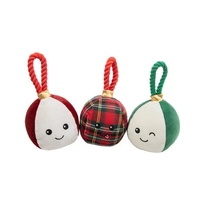 Cupid & Comet Bauble Buddies Squeaky Dog Toys Assorted Design