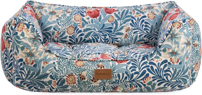 Morris & Co Bower Print Square Dog Bed Small
