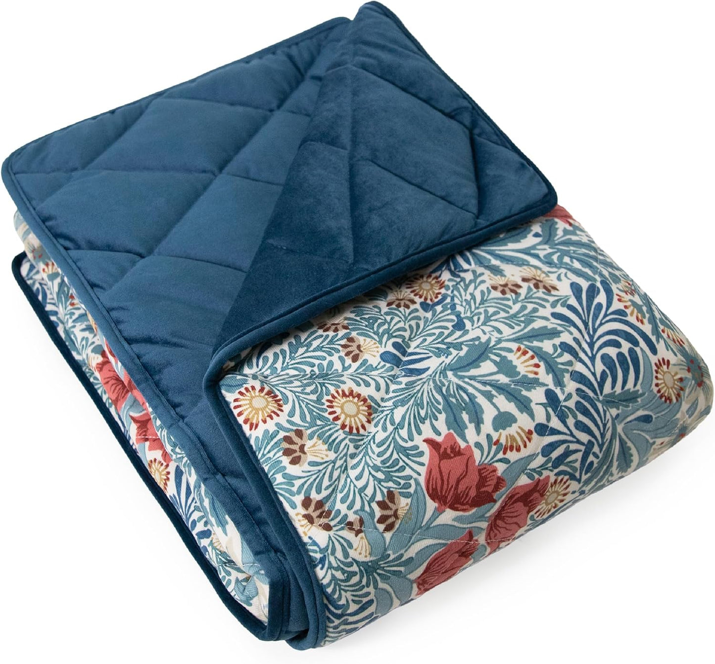 Morris & Co Bower Print Pet Luxury Throw Blanket
