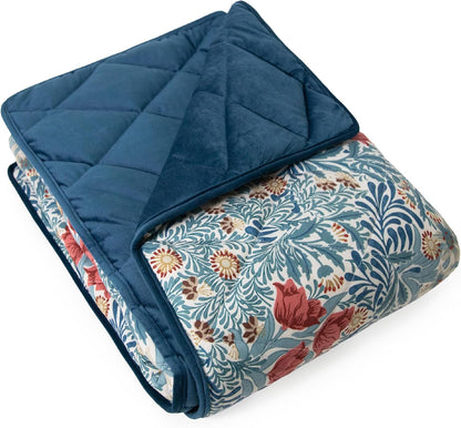 Morris & Co Bower Print Pet Luxury Throw Blanket