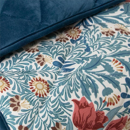 Morris & Co Bower Print Pet Luxury Throw Blanket