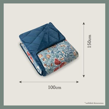 Morris & Co Bower Print Pet Luxury Throw Blanket