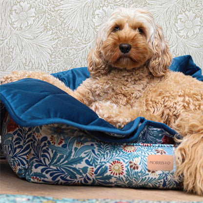 Morris & Co Bower Print Pet Luxury Throw Blanket