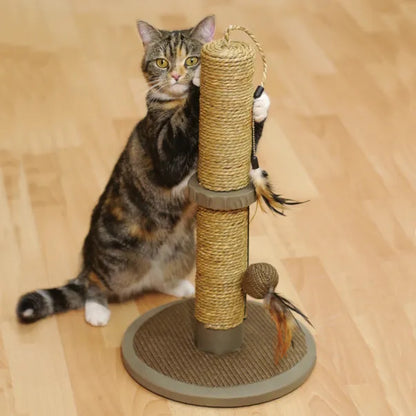 Rosewood Sisal Cat Scratching Post