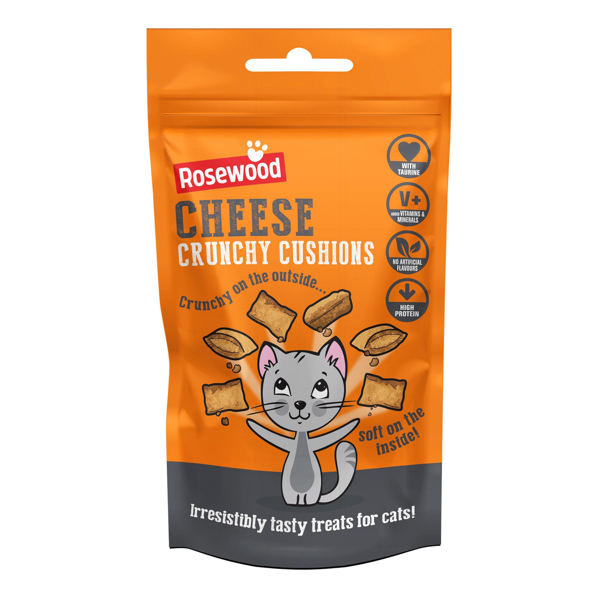 Rosewood Cheese Cushion Delicous Cat Treats 60g