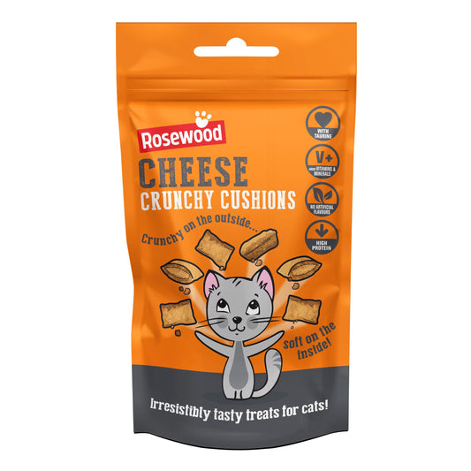 Rosewood Cheese Cushion Delicious Cat Treats 60g