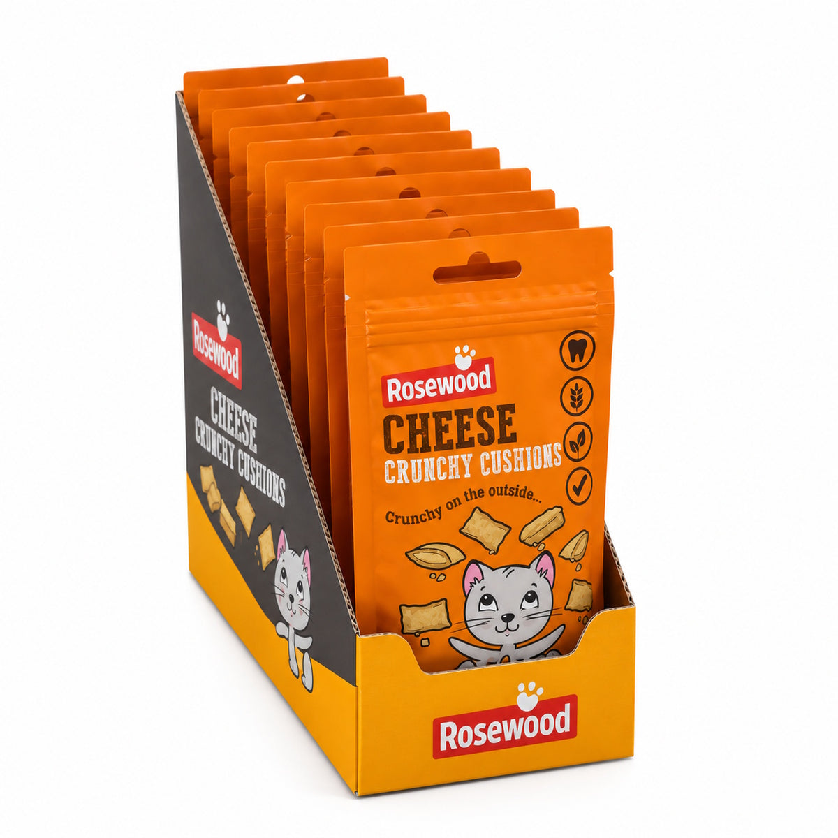 Rosewood Cheese Cushion Delicous Cat Treats 60g