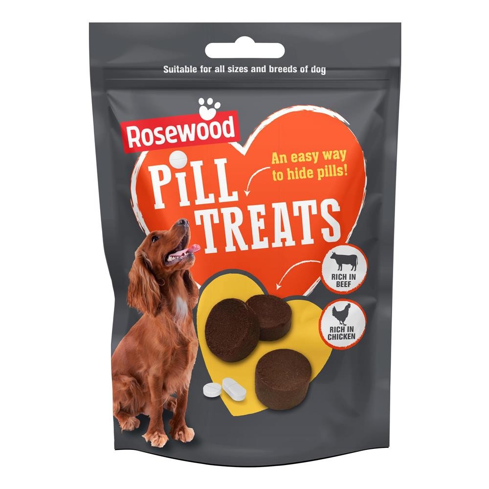 Rosewood Beef & Chicken Dog Pill Treats