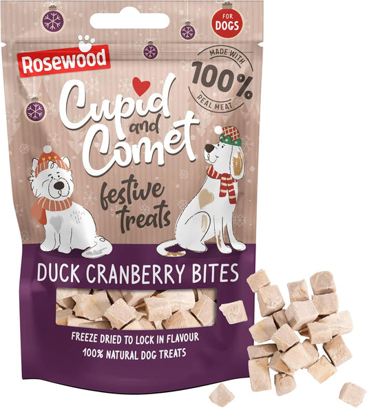 Rosewood Cupid & Comet Chicken, Duck & Cranberry Bites 25g