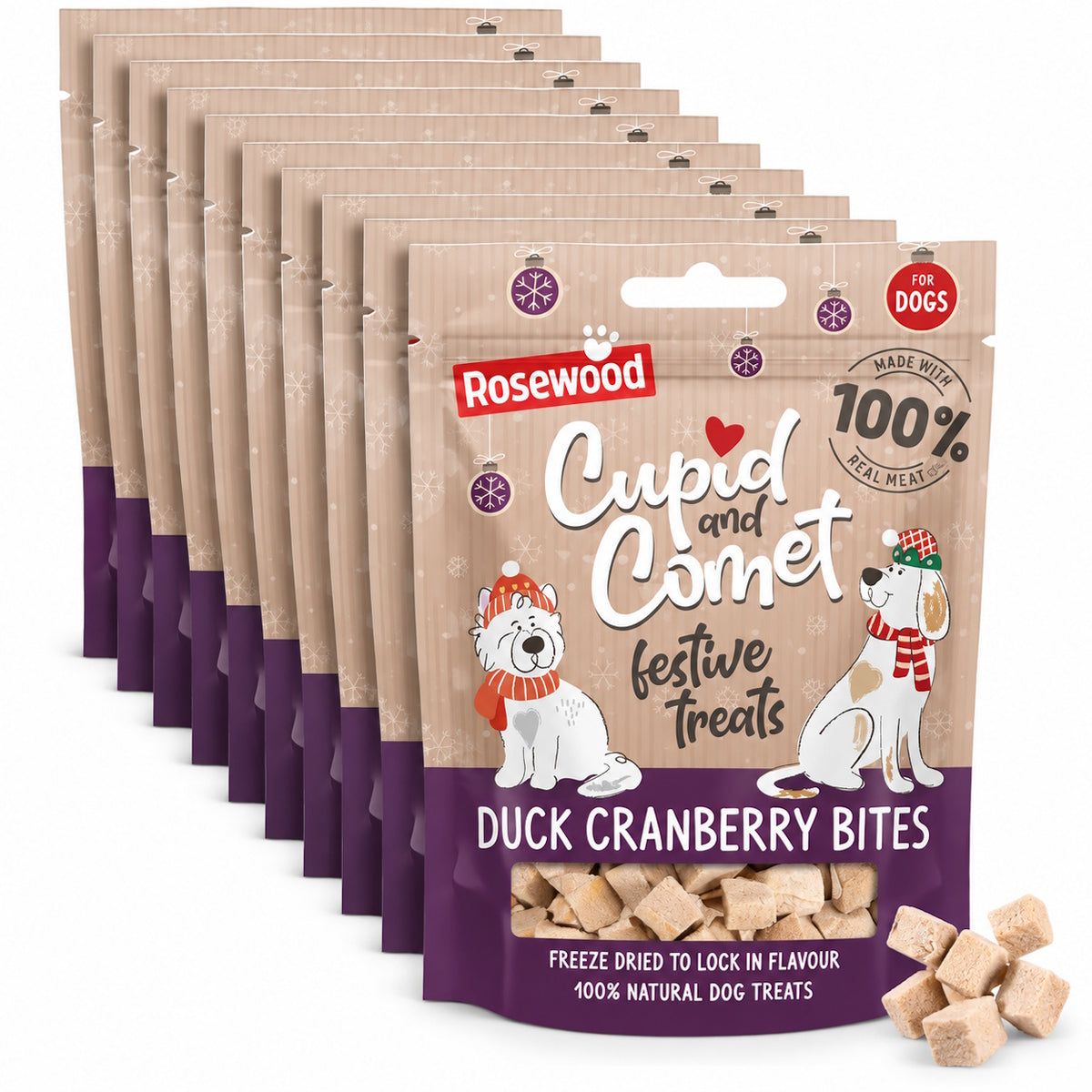 Rosewood Cupid & Comet Chicken, Duck & Cranberry Bites 25g