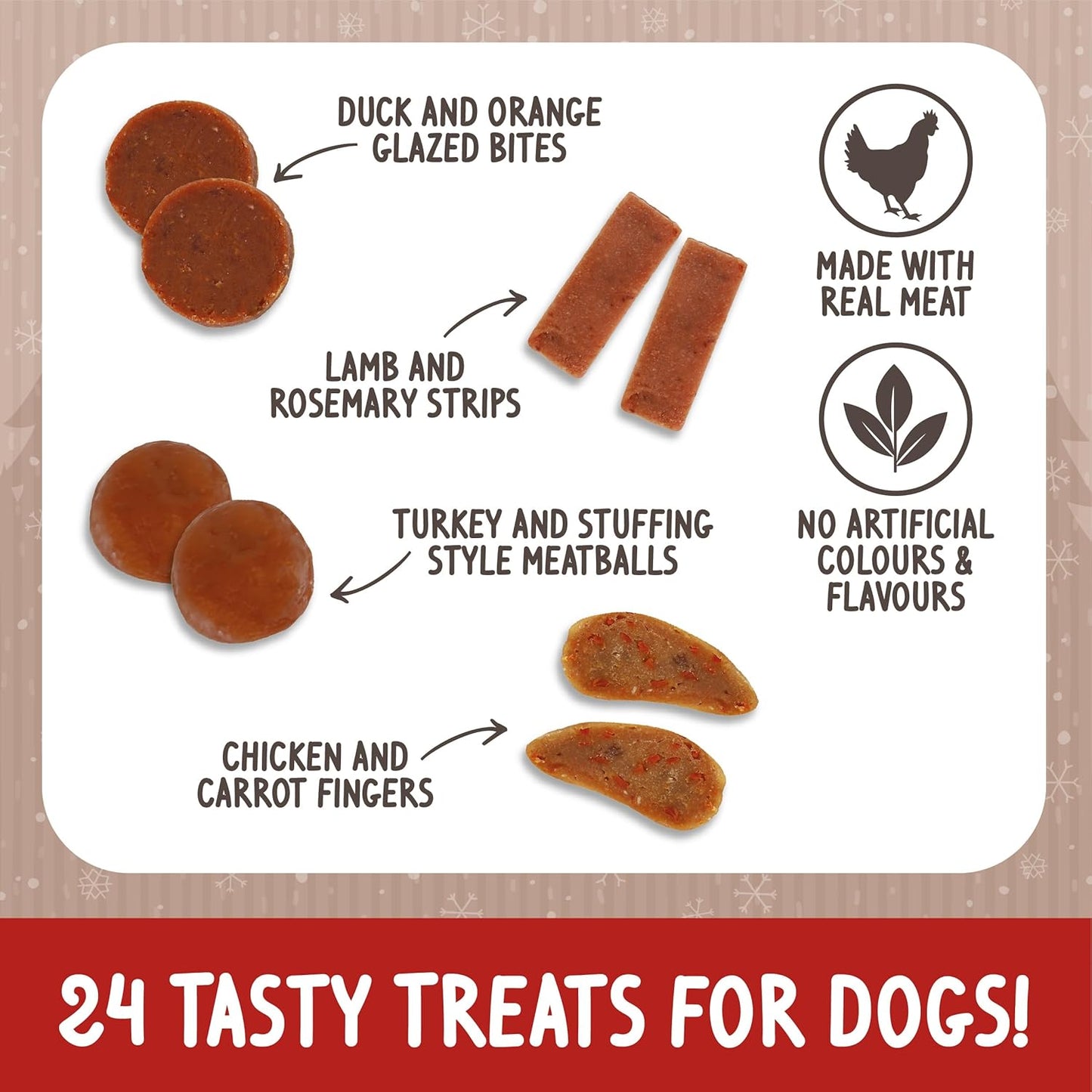 Cupid & Comet Luxury Dog Advent Calendar 100g
