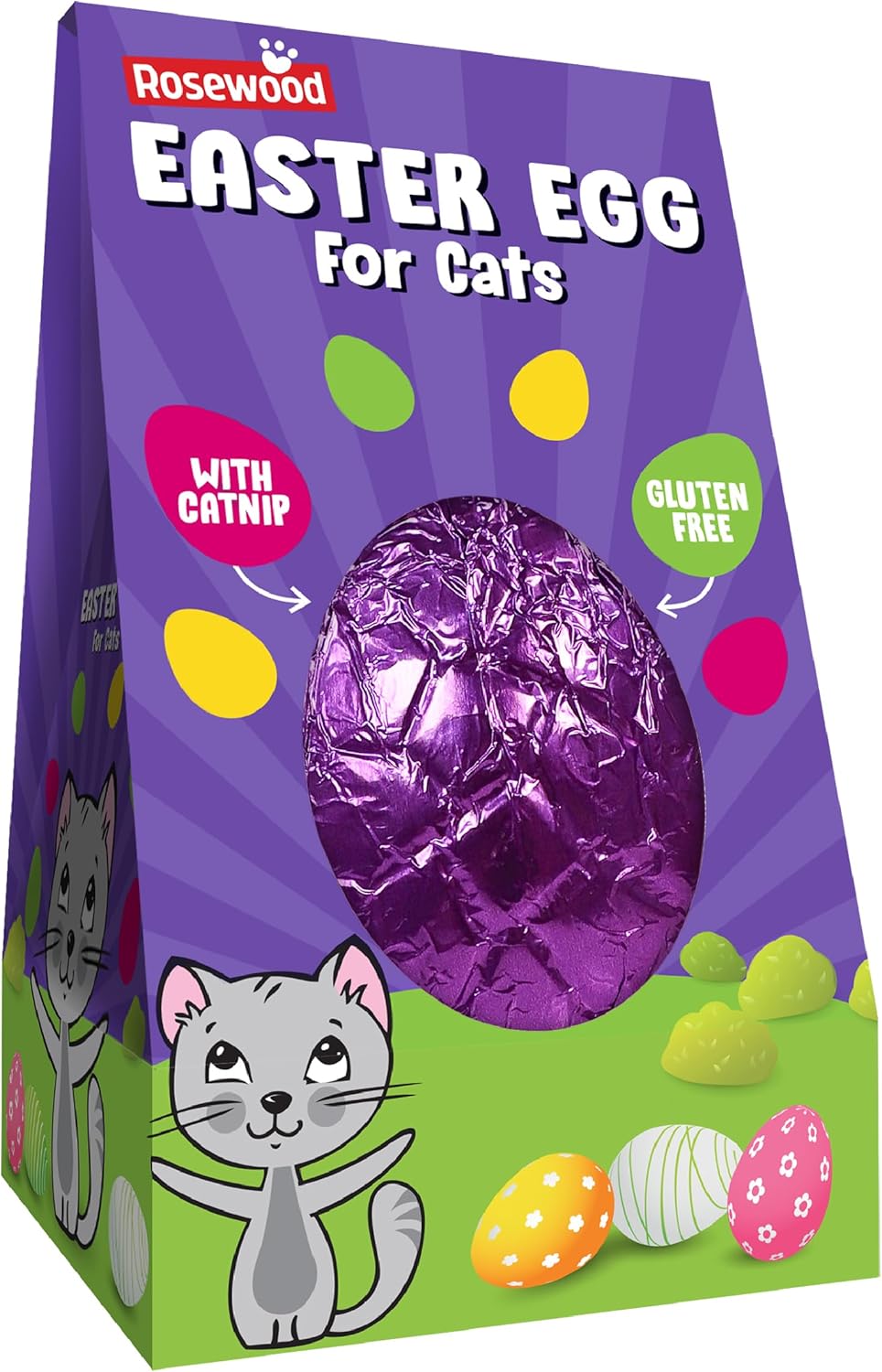 Rosewood Cat Easter Egg With Catnip 45g