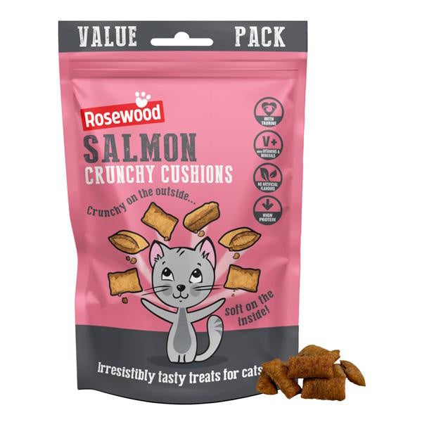 Rosewood Crunchy Cushions Salmon Value Pack 200g