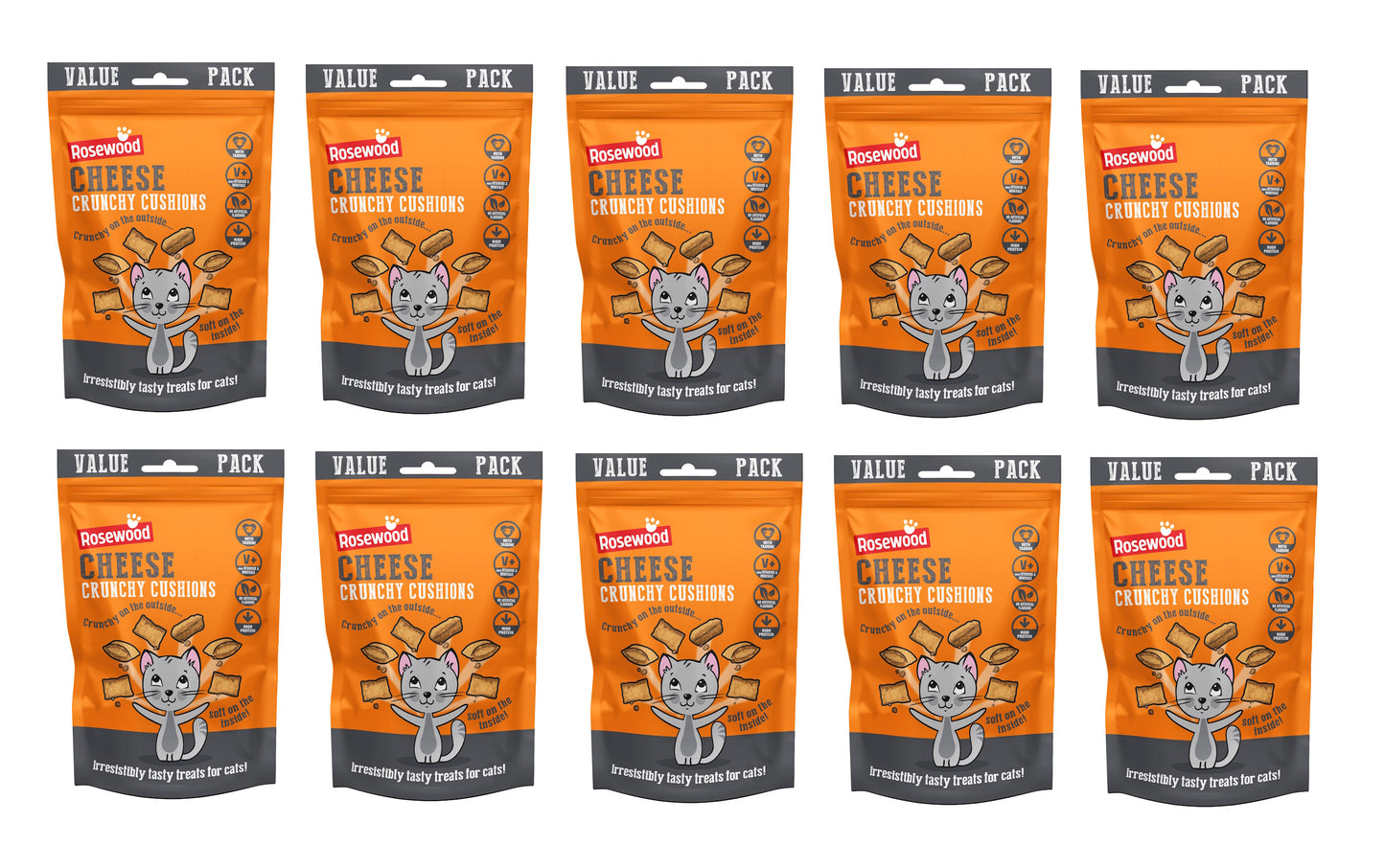 Rosewood Crunchy Cushions Cheese Value Pack 200g