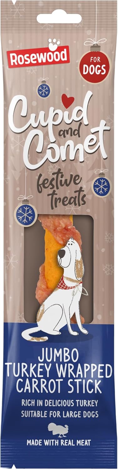 Rosewood Jumbo Turkey Wrapped Carrot Stick 70g