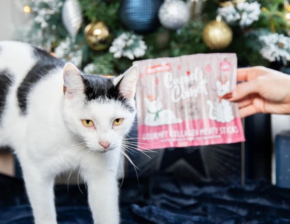 Rosewood Cupid & Comet Cat Collagen Festive Sticks 30g