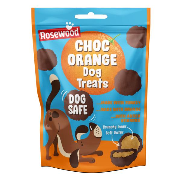 Rosewood Choc Orange Dog Treats 140g