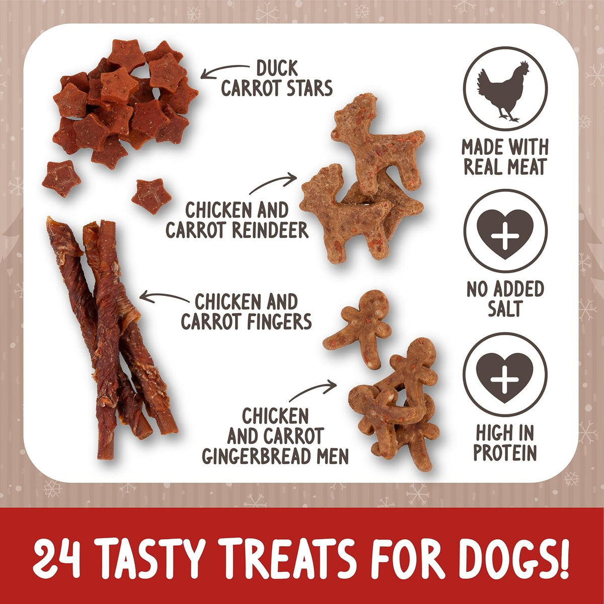 Cupid & Comet Natural Selection Box For Dogs 175g
