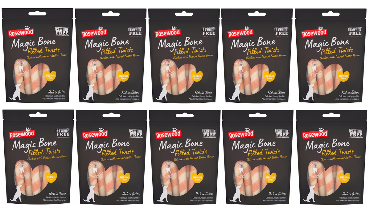 Rosewood Magic Filled Chicken Twists With Peanut Butter 195g 6pcs