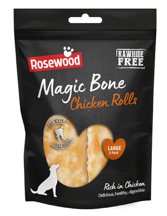 Rosewood Magic Bone Chicken Rolls Large 120g 2pcs