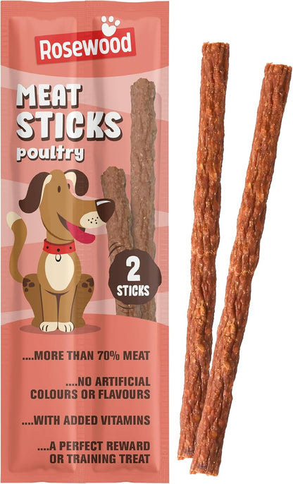 Rosewood Meat Sticks Poultry 24g