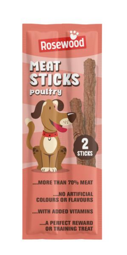 Rosewood Meat Sticks Poultry 24g