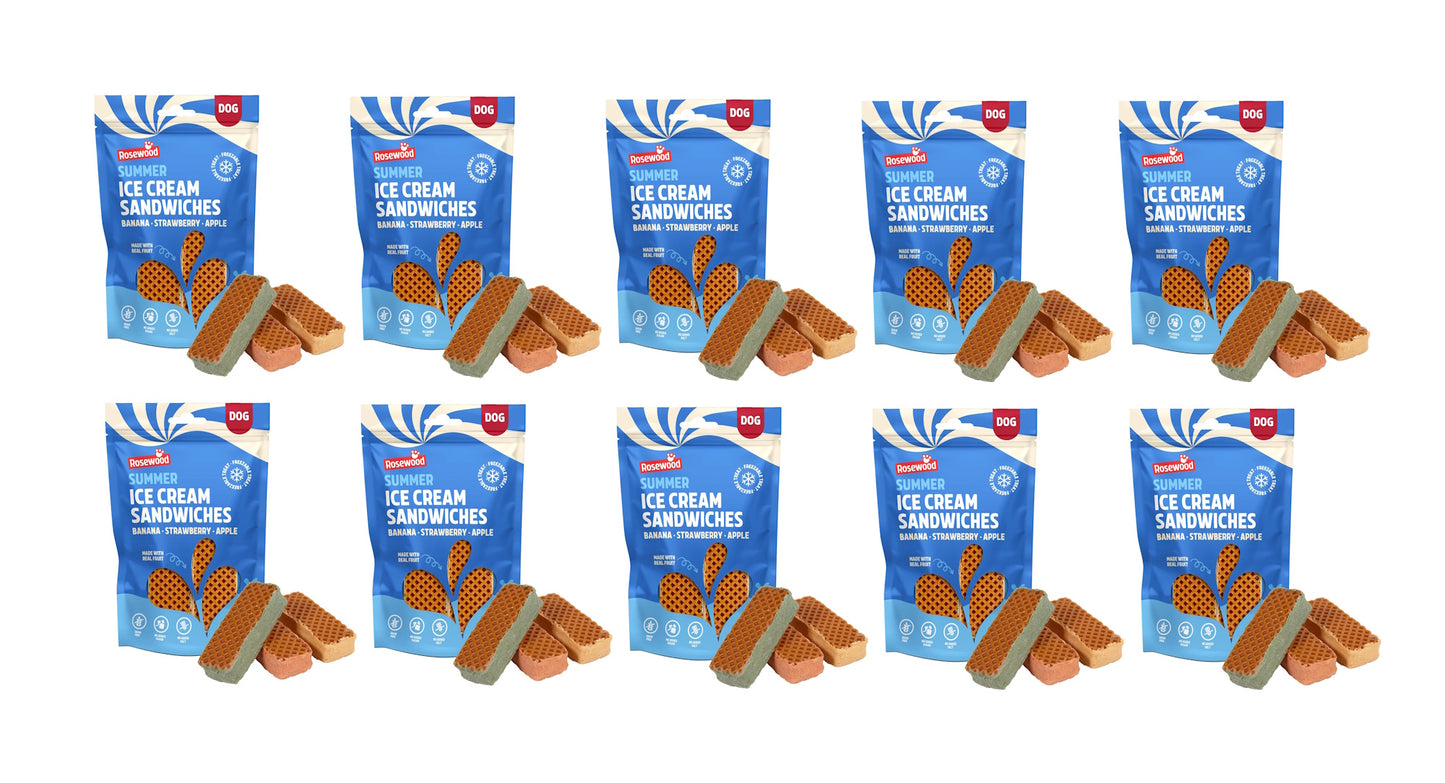 Rosewood Summer Ice Cream Sandwiches Dog Treats 3pck