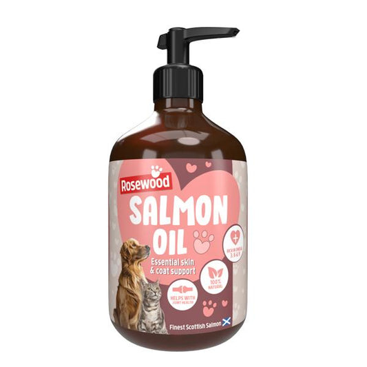 Rosewood Salmon Oil Pet Supplement 500ml