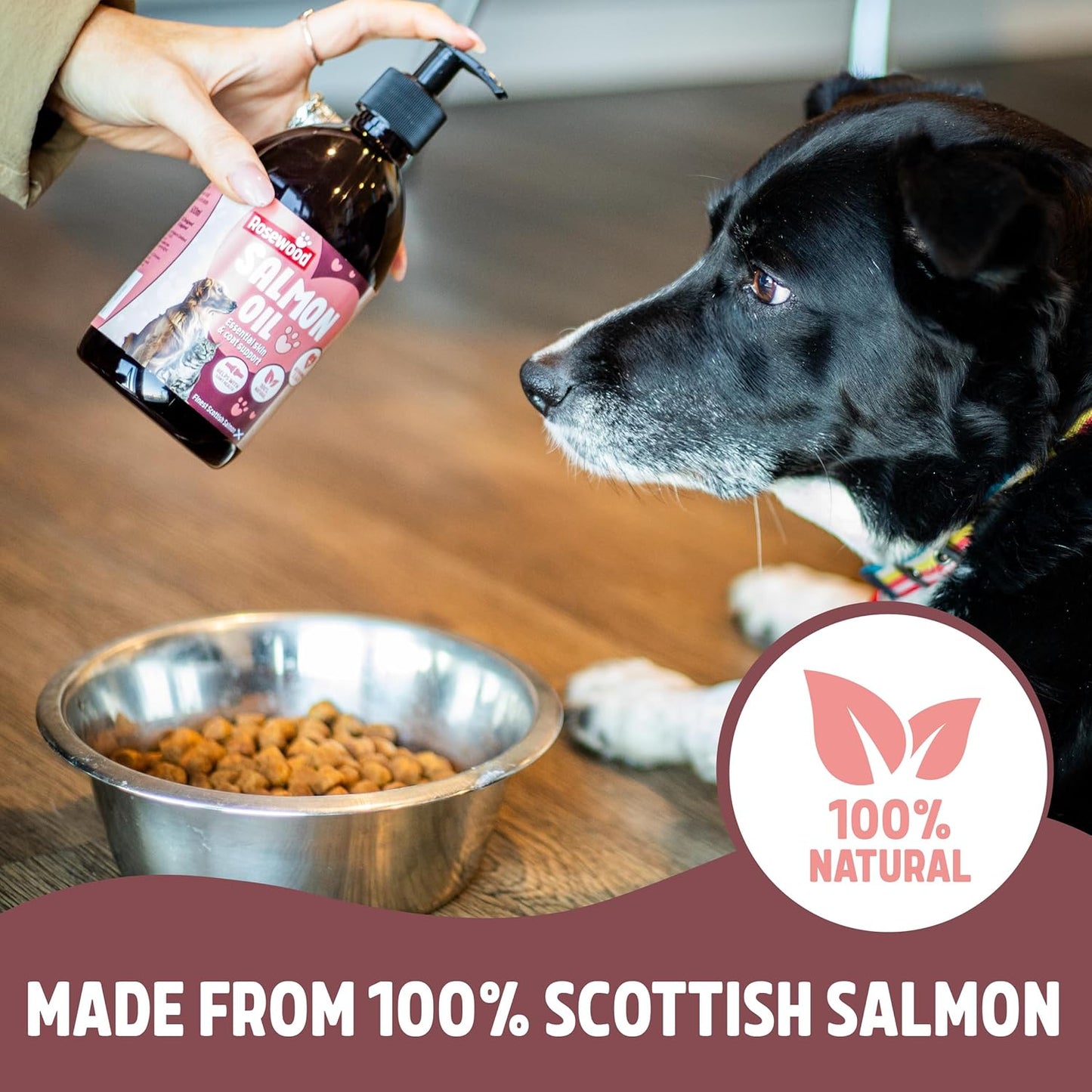 Rosewood Salmon Oil Pet Supplement 500ml