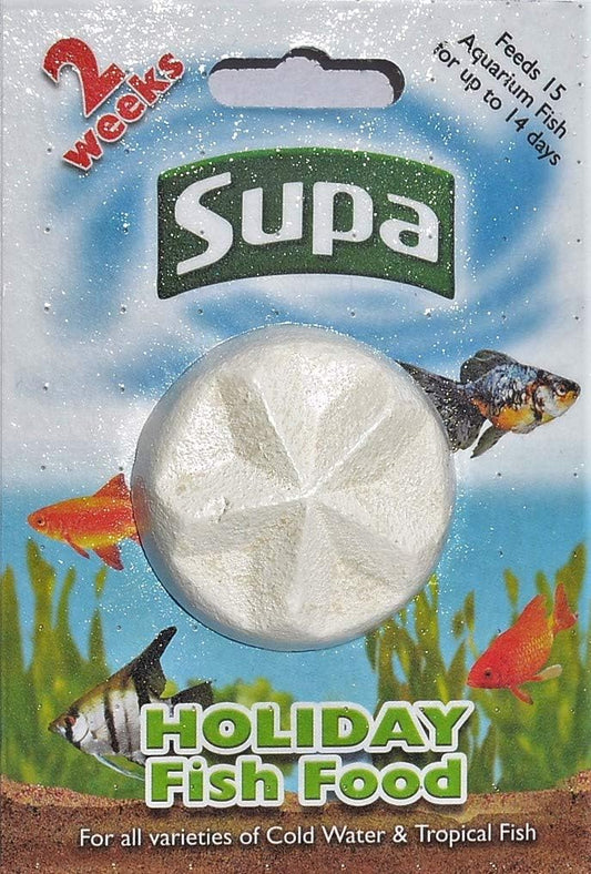 Supa Vacation Fish Feeding Block 2 Week Holiday